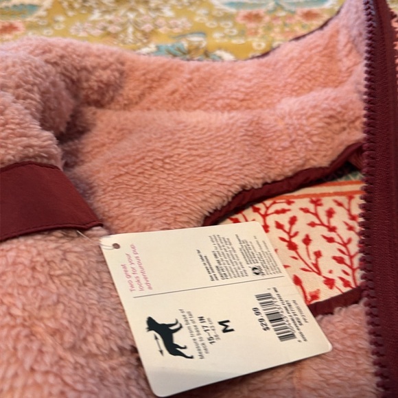 🆕 Good2go Reversible Pink and Red Plaid Dog Coat - Picture 15 of 17